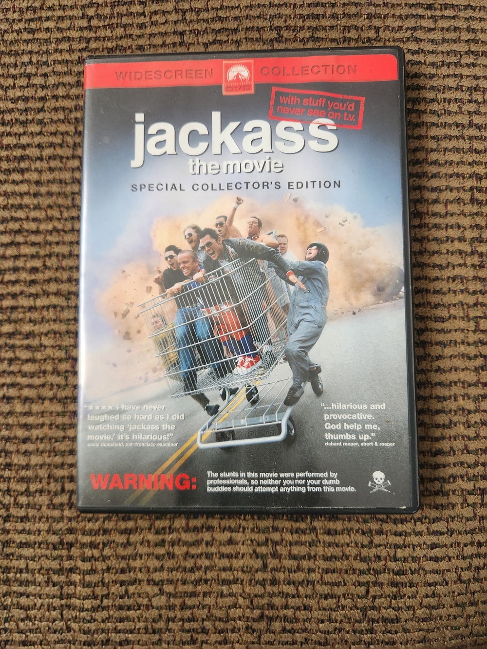 Paramount Pictures Jackass: The Movie DVD Special Collector's Widescreen 2002 R1